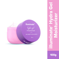 Aqualogica Illuminate + Hydra Gel Moisturizer With Alpha Arbutin For 24 Hour Intense Hydration (100g)