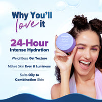 Aqualogica Illuminate + Hydra Gel Moisturizer With Alpha Arbutin For 24 Hour Intense Hydration (100g)