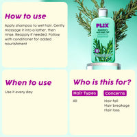Plix Rosemary Advanced Anti Hair Fall Shampoo (200ml)
