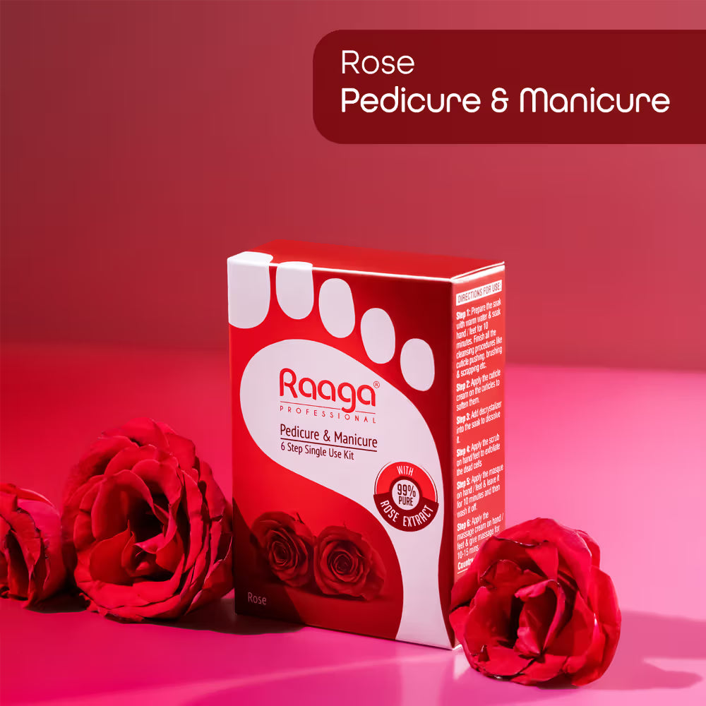 Raaga Professional Manicure & Pedicure, Rose (63gm)