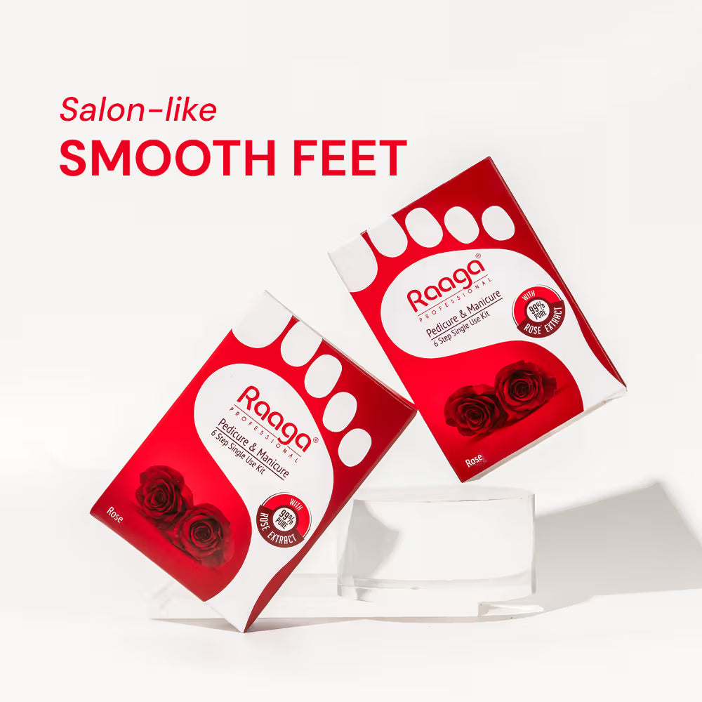 Raaga Professional Manicure & Pedicure, Rose (63gm)