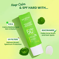 Dot & Key Cica Calming Mattifying Sunscreen SPF 50+ PA++++, Gel-Cream Texture, With Niacinamide (50 g)