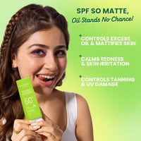 Dot & Key Cica Calming Mattifying Sunscreen SPF 50+ PA++++, Gel-Cream Texture, With Niacinamide (50 g)