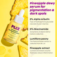 Plix Pineapple De-pigmentation Regime Facewash, Serum, Moisturizer & Sunscreen (230g)