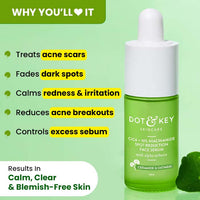 Dot & Key Cica + 10% Niacinamide Spot Reduction Face Serum, Treats Acne Scars & Dark Spots