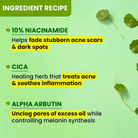 Dot & Key Cica + 10% Niacinamide Spot Reduction Face Serum, Treats Acne Scars & Dark Spots