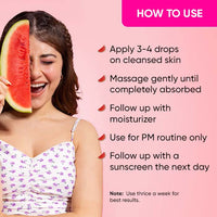 Dot & Key Watermelon + 10% Glycolic Gentle Exfoliating Face Serum, With Kojic, Controls Excess Oil (30ml)