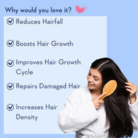 Wishcare Hair Growth Serum Concentrate|In-Vivo Tested|Redensyl, Anagain, Biotin,Keratin & Rice Water (30ml)