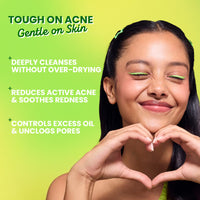 Dot & Key Cica Calming Blemish Clearing Gel Face Wash, Salicylic & Green Tea, Acne & Oil Control (100ml)