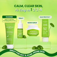 Dot & Key Cica Calming Blemish Clearing Gel Face Wash, Salicylic & Green Tea, Acne & Oil Control (100ml)