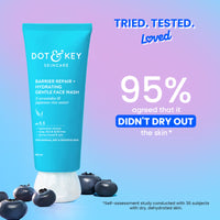 Dot & Key Barrier Repair+ Hydrating Gentle Face Wash, 5 Ceramides & Japanese Rice Water, pH 5.5 (100ml)