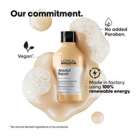 L'Oreal Professionnel Absolut Repair Shampoo, Hair Mask & Hair Serum Combo For Damaged Hair