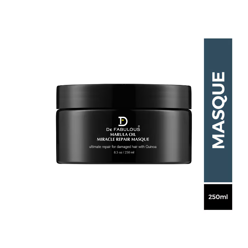 De Fabulous Marula Oil Sulphate Free Miracle Repair Masque - All Hair Types (250ml)